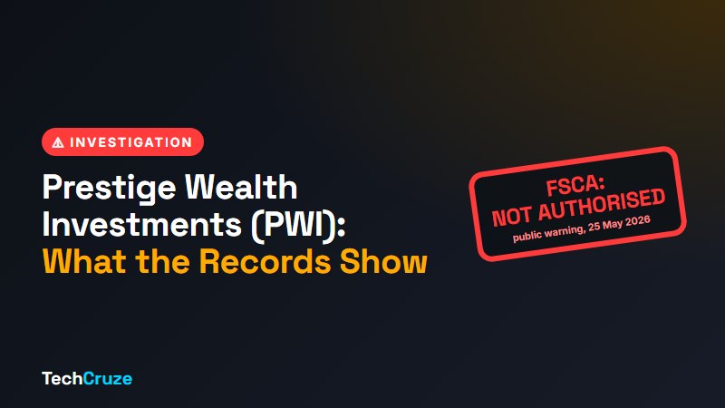 Prestige Wealth Investments (PWI): FSCA says not authorised