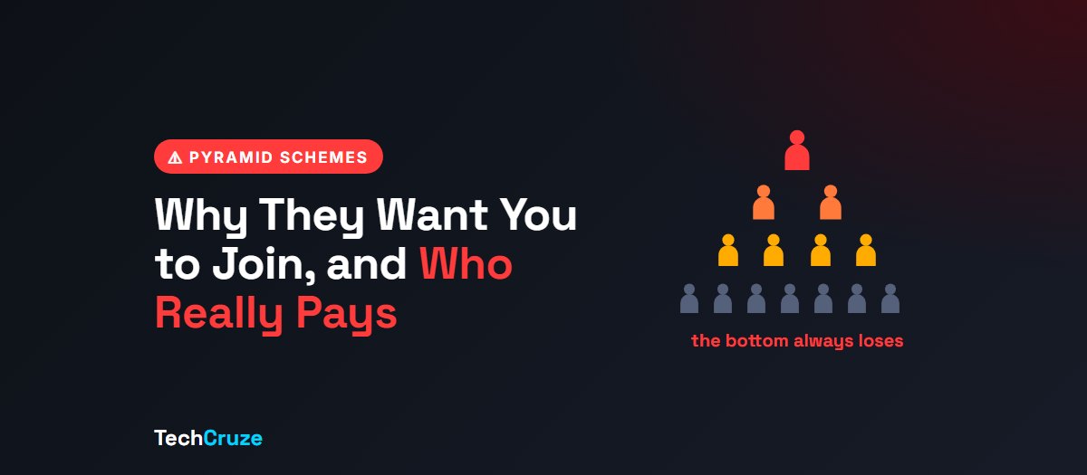 Why they want you to join a pyramid scheme, and who really pays: the bottom always loses
