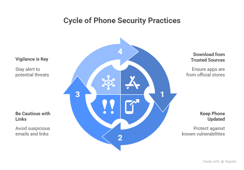 cellphone security best practises image