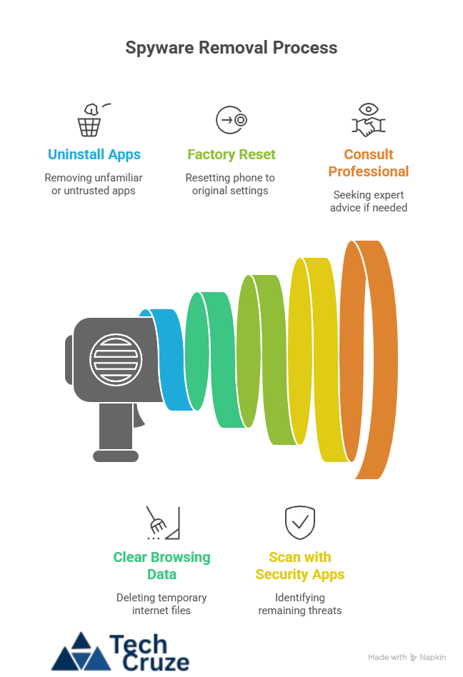 spyware removal process image